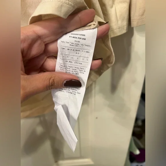 Weekend by Max Mara Elegant Cream Women's Top Large - Picture 6 of 11